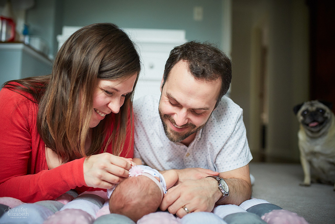 Zoey: Lifestyle Newborn Session in Cleveland