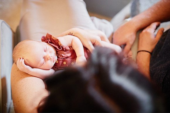 Baby Raylin: Lifestyle Newborn Family Portrait Session in Parma
