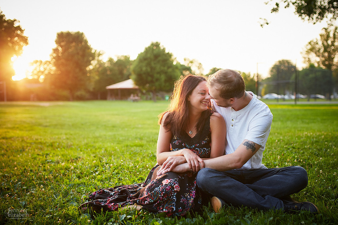 Hannah & Ryan: Engagement at Price Park in North Canton
