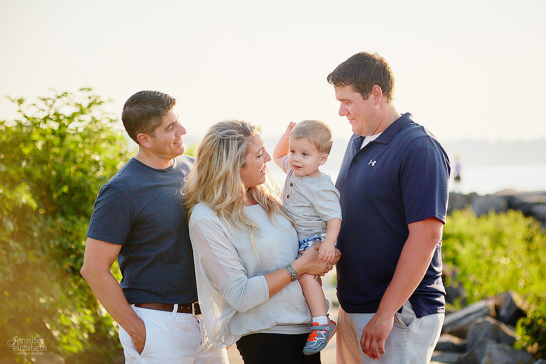 The V Family: Portrait Session at Edgewater Park