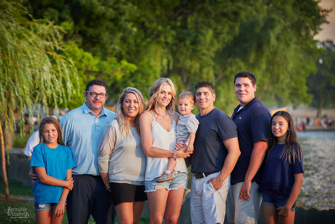 The V Family: Portrait Session at Edgewater Park