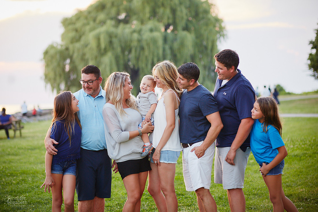 The V Family: Portrait Session at Edgewater Park