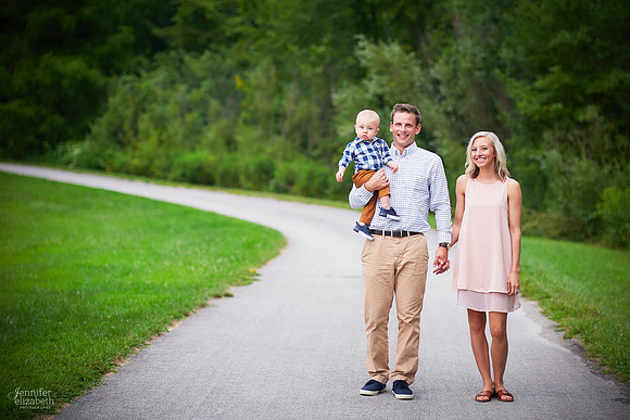The S Family: Portrait Session at Indigo Lake Station in Peninsula, Ohio