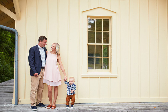 The S Family: Portrait Session at Indigo Lake Station in Peninsula, Ohio