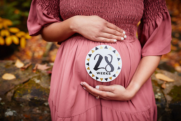 Neeha: Maternity Portrait Session at Henry Church Rock near Bentleyville