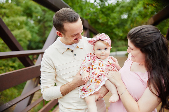 The R/G Family: Portrait Session at Chagrin River Park in Willoughby
