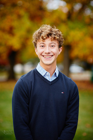 Ethan: Senior Portrait Session in Downtown Hudson