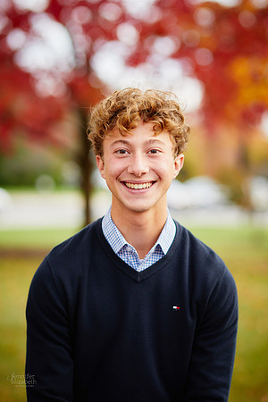 Ethan: Senior Portrait Session in Downtown Hudson