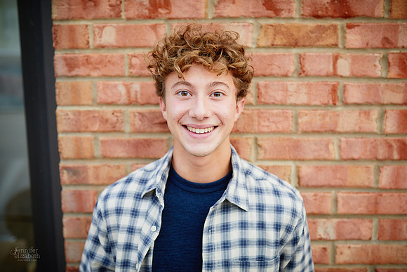 Ethan: Senior Portrait Session in Downtown Hudson