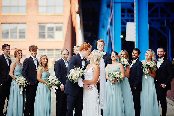 Erica & Grant: Wedding at Aloft Cleveland Downtown with Lago Custom Events