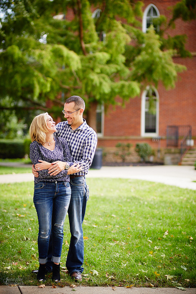 Sharon & Adam's Portrait Session at Otterbein University