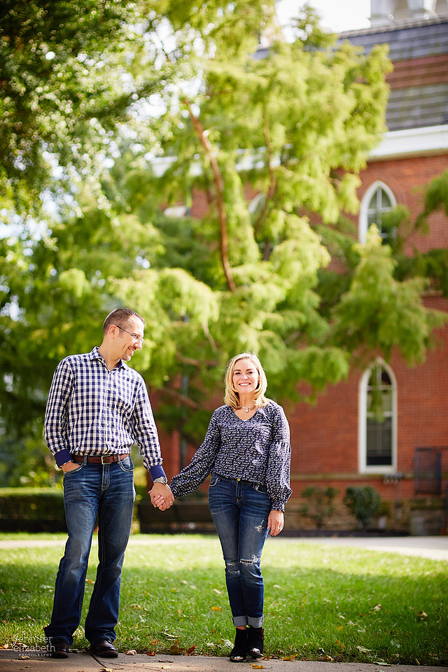 Sharon & Adam's Portrait Session at Otterbein University