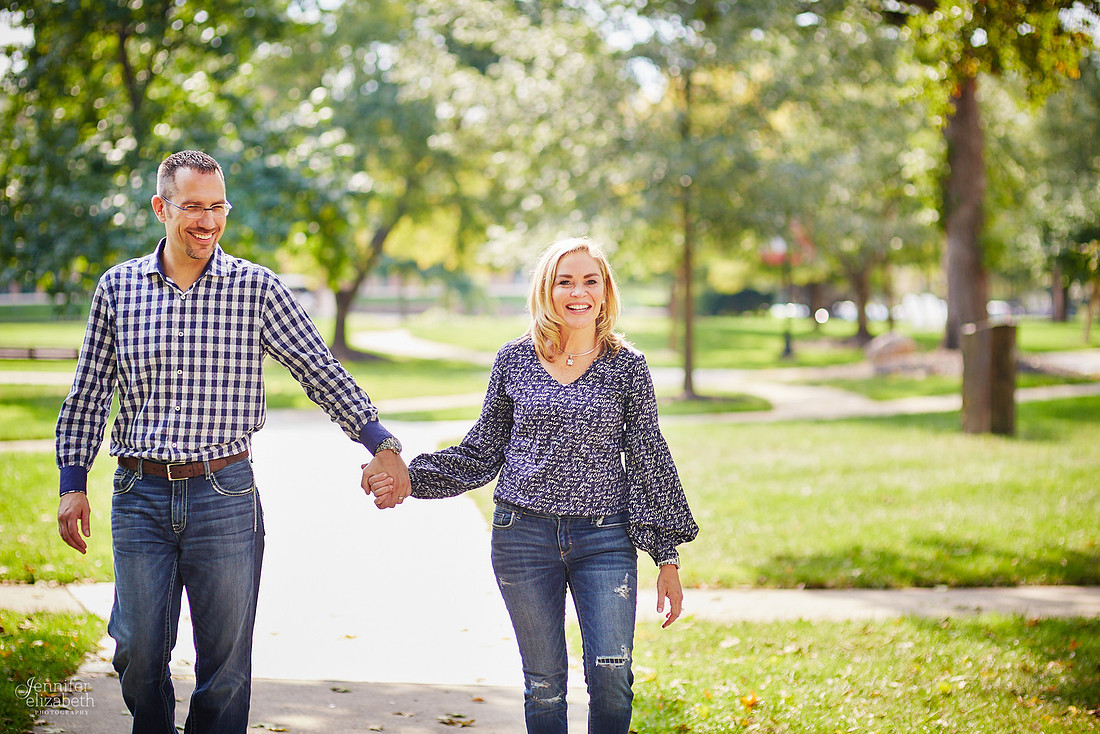 Sharon & Adam's Portrait Session at Otterbein University