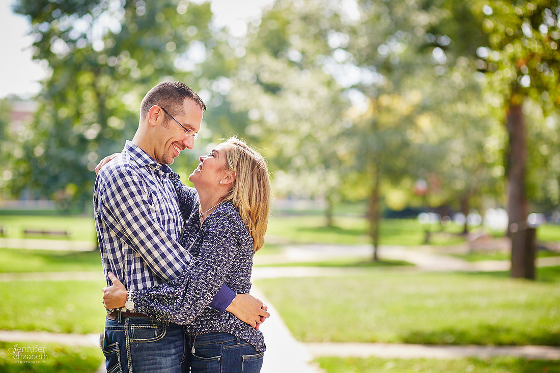 Sharon & Adam's Portrait Session at Otterbein University