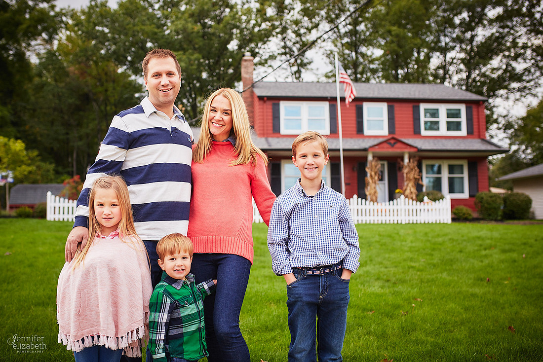 The M Family: Portrait Session in Highland Heights, Ohio