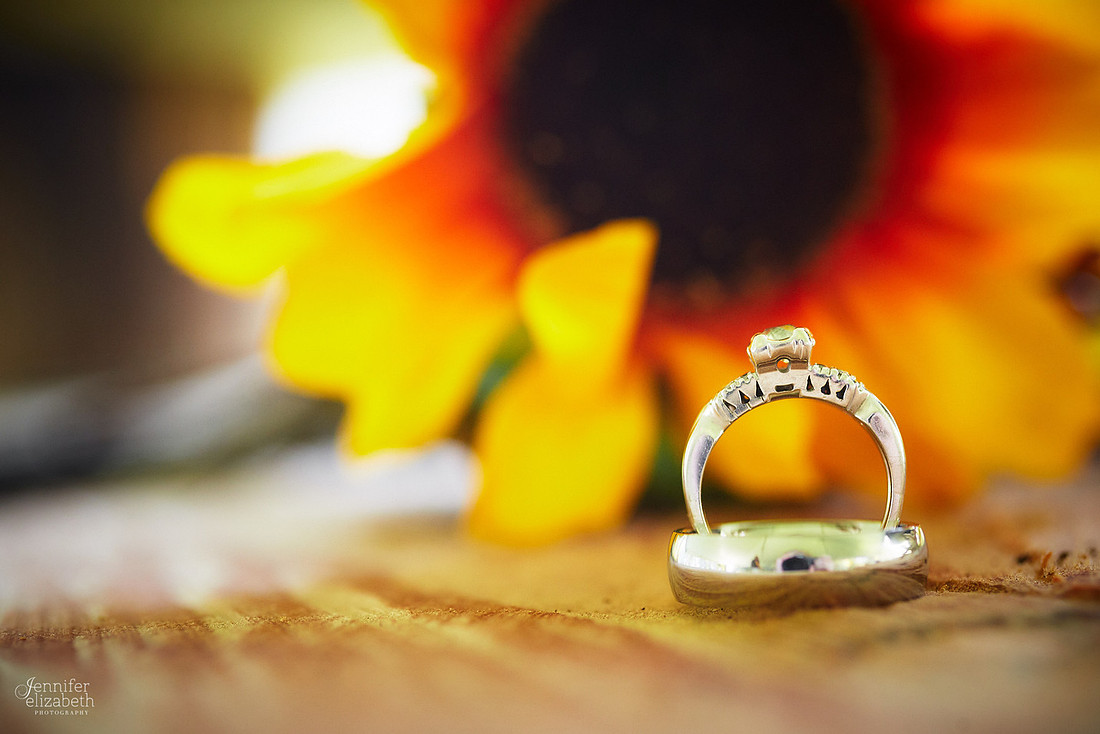 Allyson and Joe's Fall Backyard Wedding in Novelty