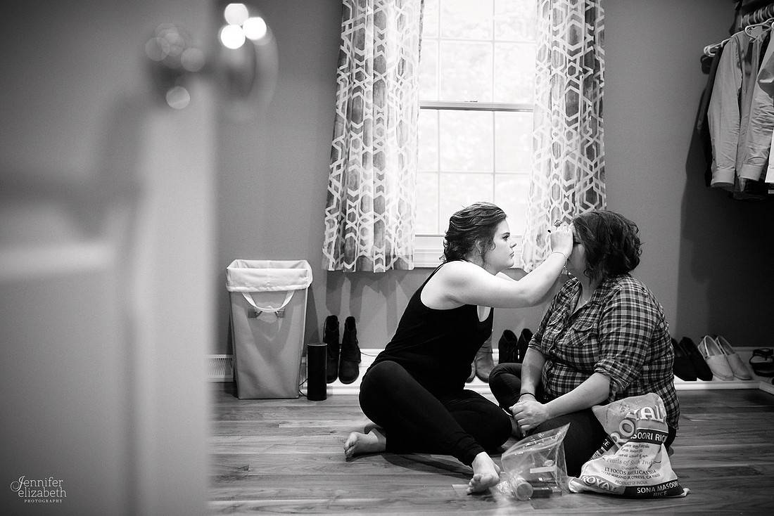 Allyson and Joe's Fall Backyard Wedding in Novelty