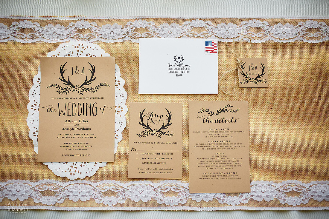 Allyson and Joe's Fall Backyard Wedding in Novelty