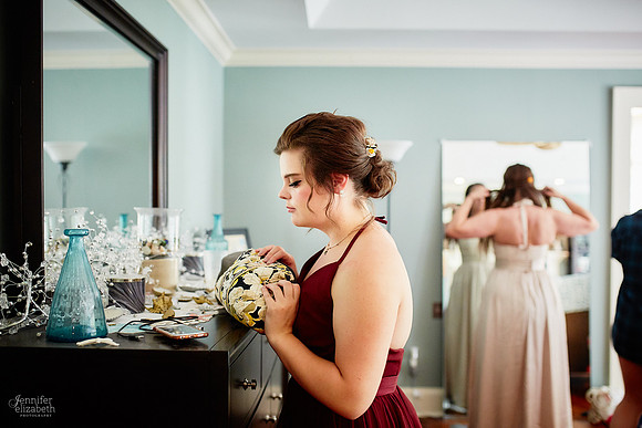 Allyson and Joe's Fall Backyard Wedding in Novelty