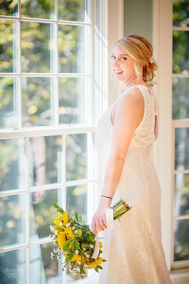 Allyson and Joe's Fall Backyard Wedding in Novelty