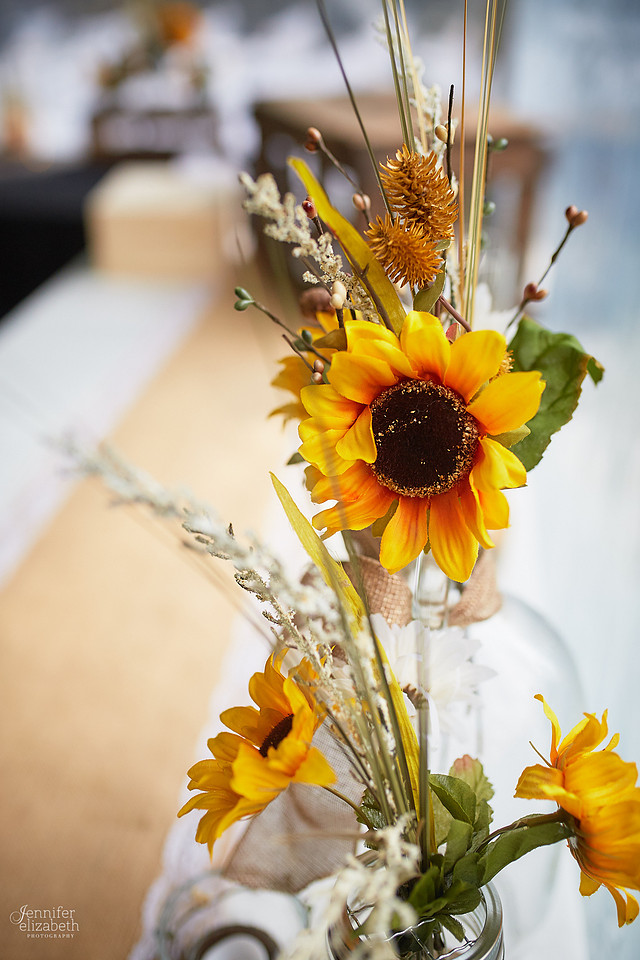 Allyson and Joe's Fall Backyard Wedding in Novelty