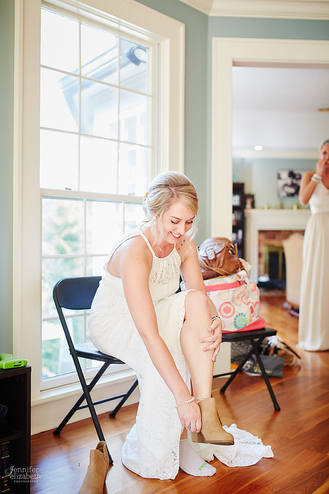 Allyson and Joe's Fall Backyard Wedding in Novelty