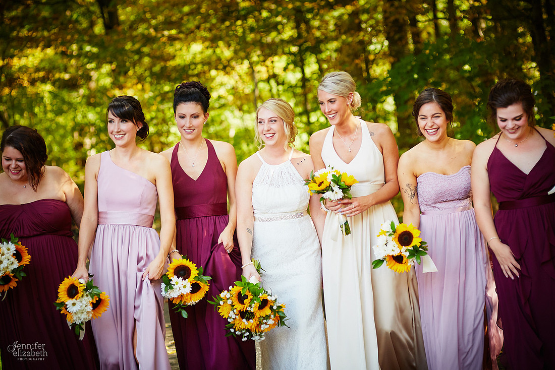 Allyson and Joe's Fall Backyard Wedding in Novelty