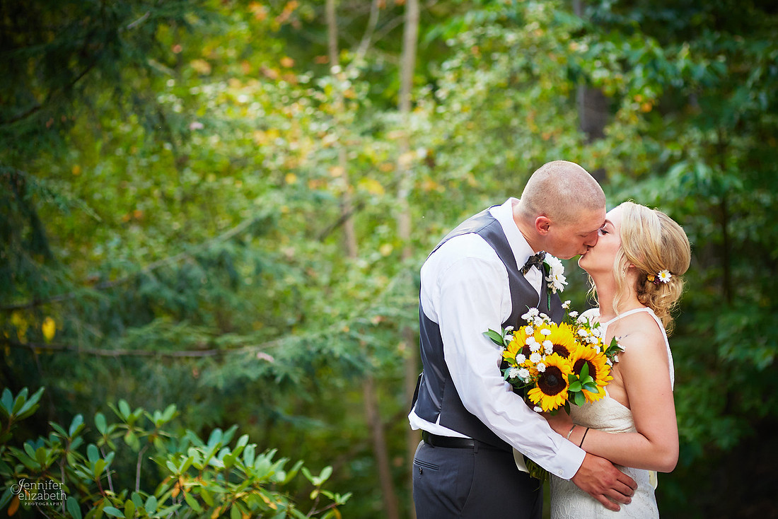 Allyson and Joe's Fall Backyard Wedding in Novelty