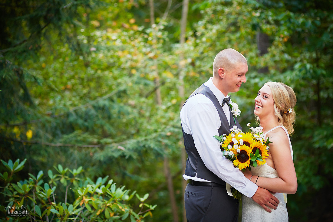 Allyson and Joe's Fall Backyard Wedding in Novelty