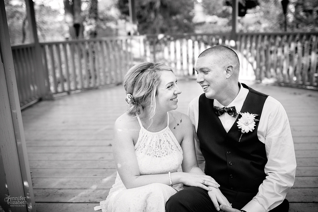 Allyson and Joe's Fall Backyard Wedding in Novelty