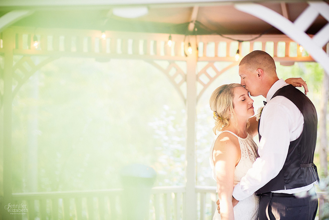 Allyson and Joe's Fall Backyard Wedding in Novelty
