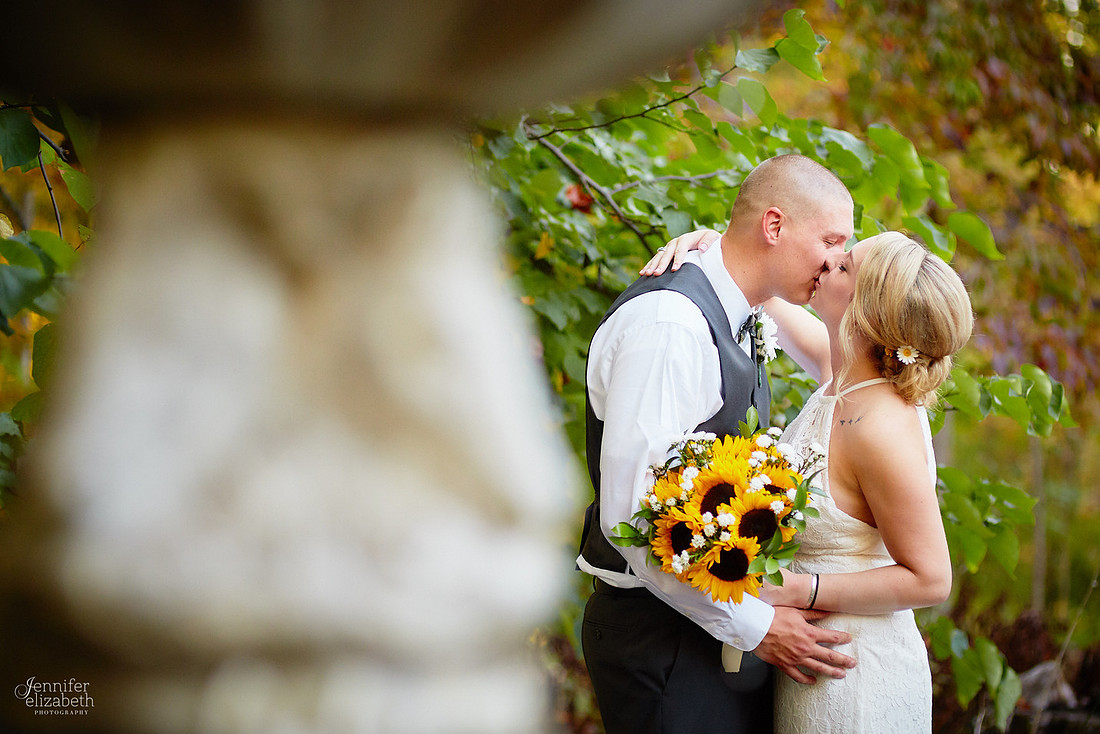 Allyson and Joe's Fall Backyard Wedding in Novelty