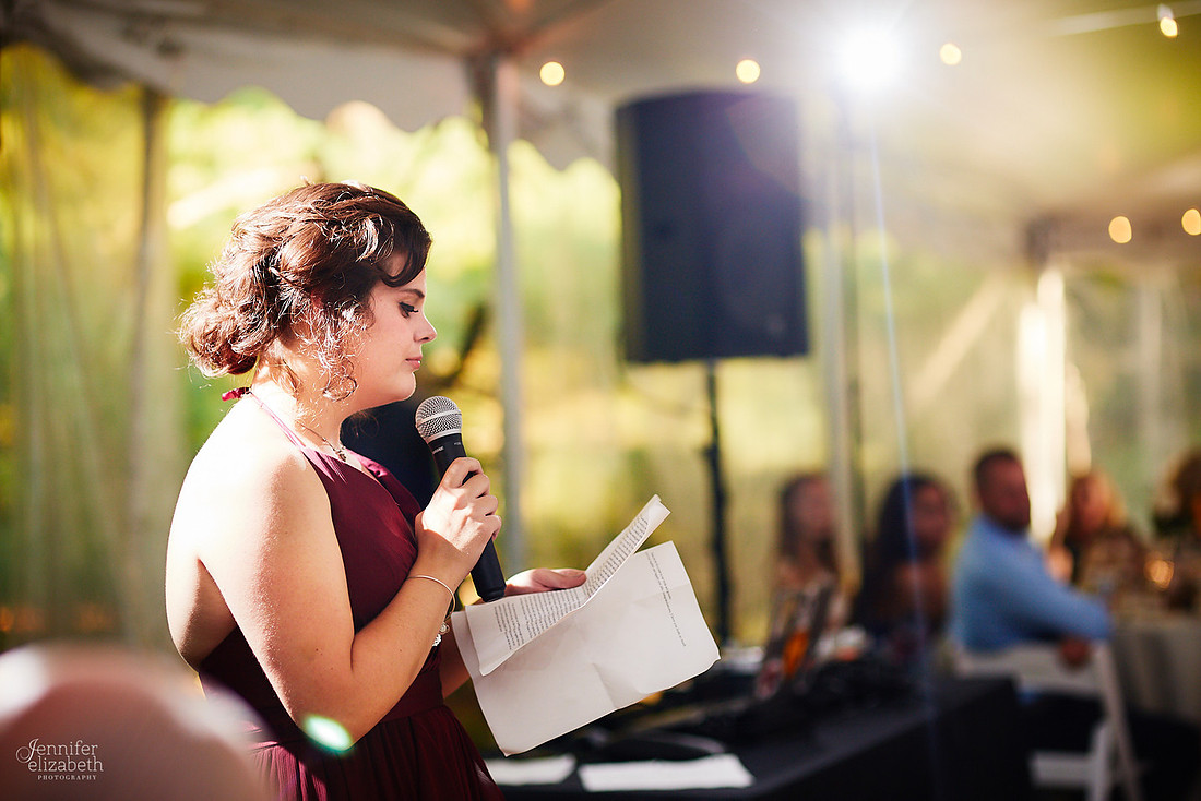 Allyson and Joe's Fall Backyard Wedding in Novelty