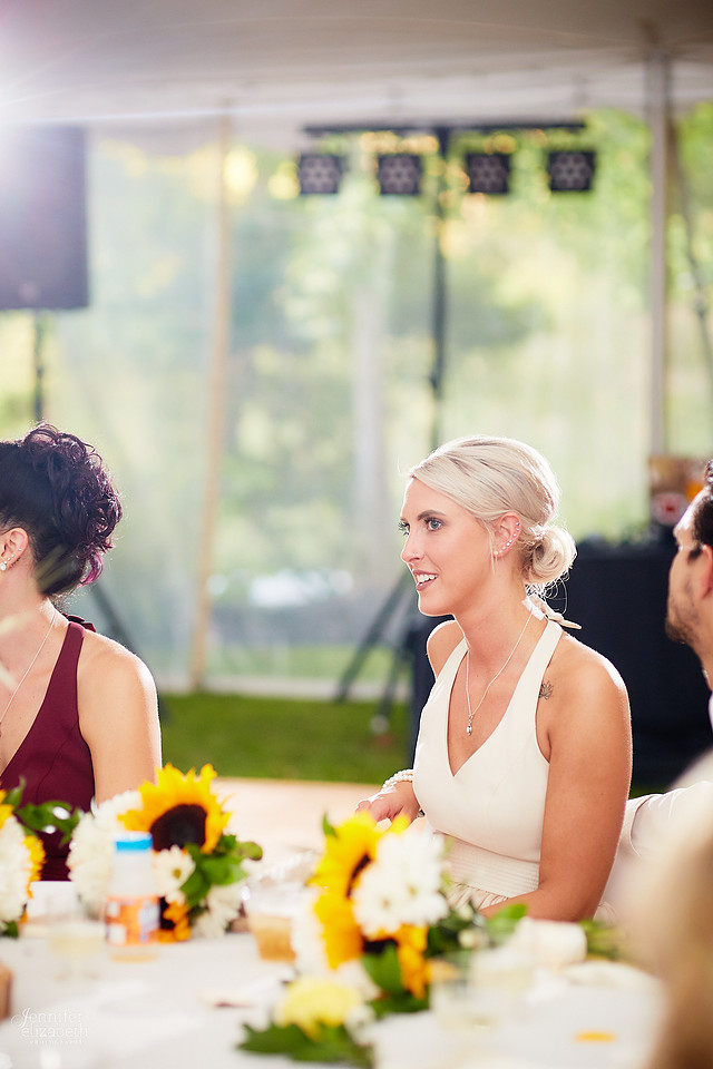 Allyson and Joe's Fall Backyard Wedding in Novelty