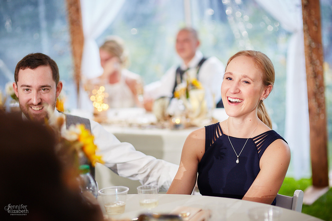 Allyson and Joe's Fall Backyard Wedding in Novelty