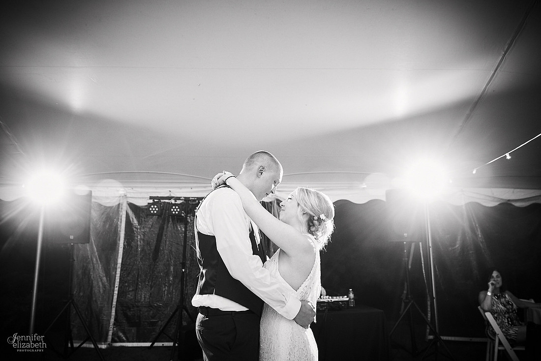 Allyson and Joe's Fall Backyard Wedding in Novelty