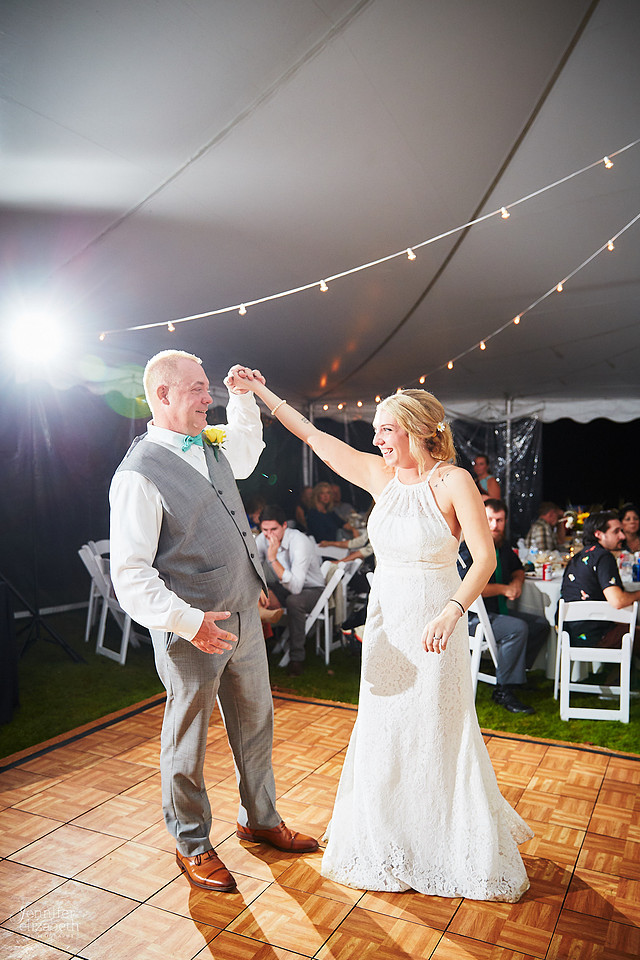 Allyson and Joe's Fall Backyard Wedding in Novelty