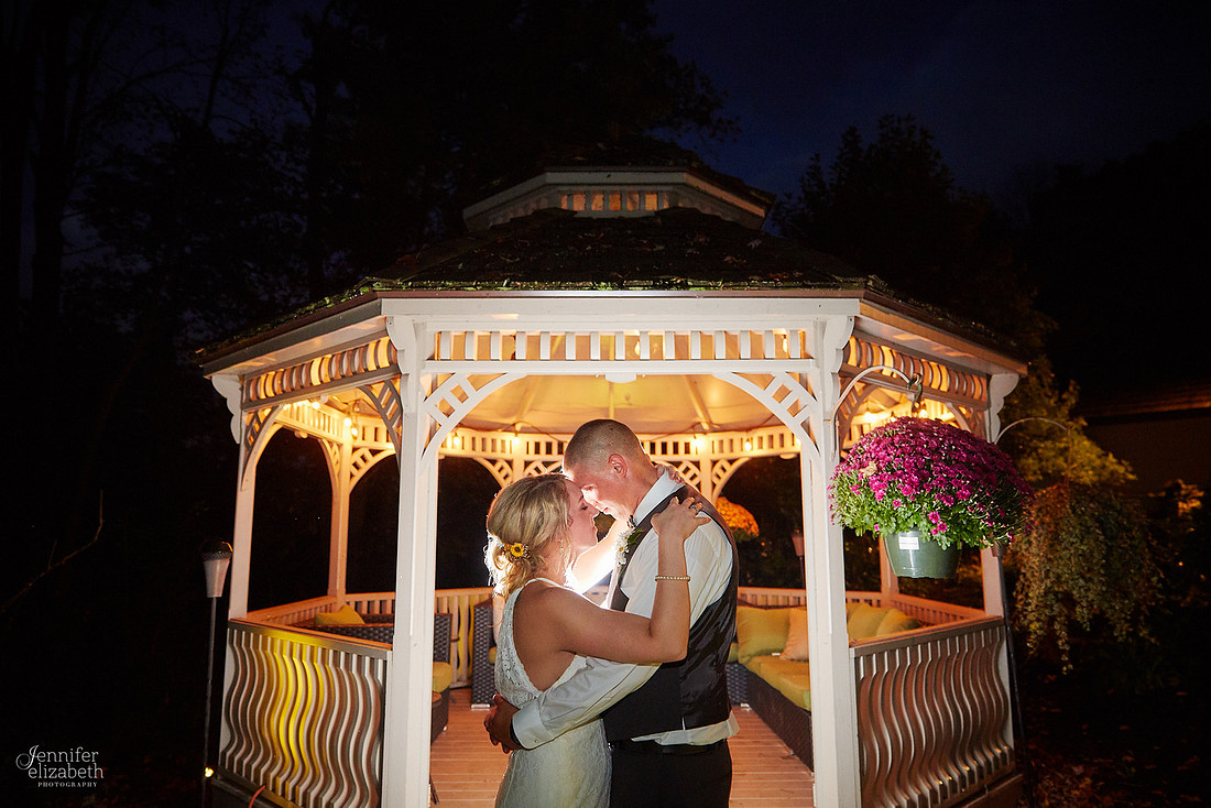 Allyson and Joe's Fall Backyard Wedding in Novelty