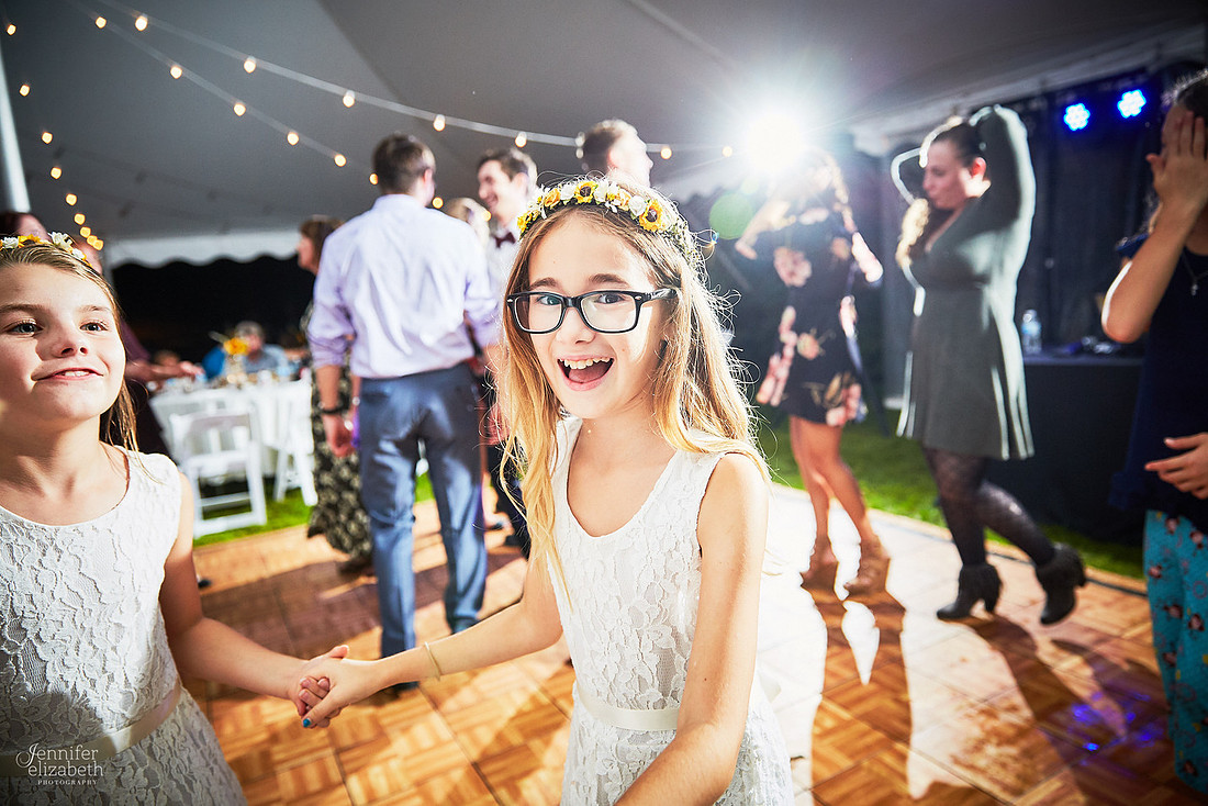 Allyson and Joe's Fall Backyard Wedding in Novelty