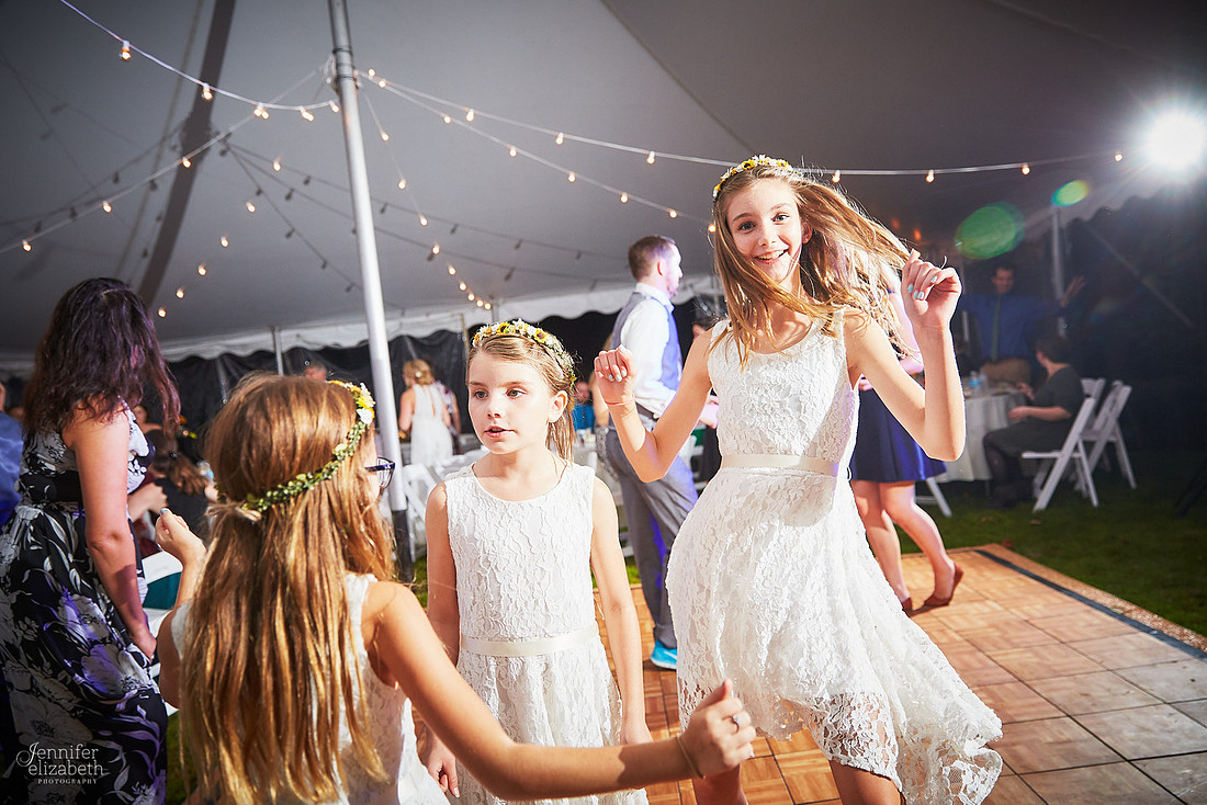 Allyson and Joe's Fall Backyard Wedding in Novelty
