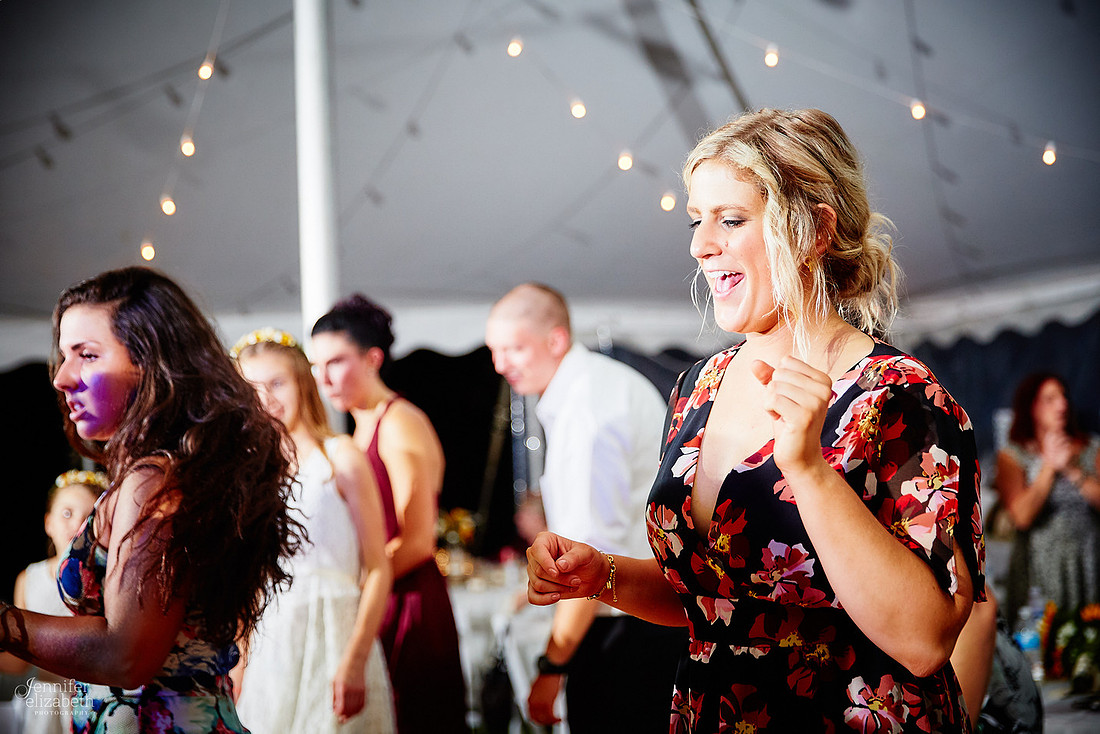 Allyson and Joe's Fall Backyard Wedding in Novelty
