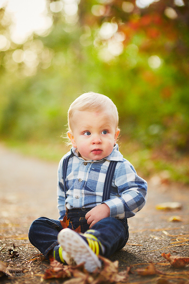 Jaxson: First Birthday Portrait Session at Station Road Bridge in Brecksville