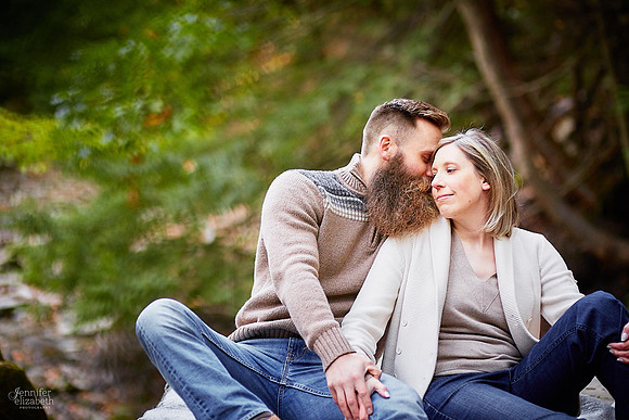 Melissa & Matt: Engagement Session at Henry Church Rock