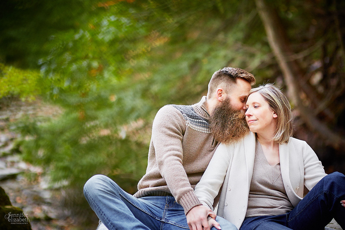 Melissa & Matt: Engagement Session at Henry Church Rock
