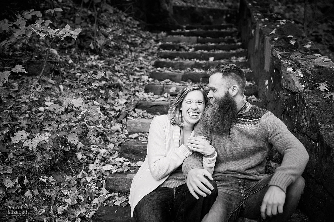 Melissa & Matt: Engagement Session at Henry Church Rock
