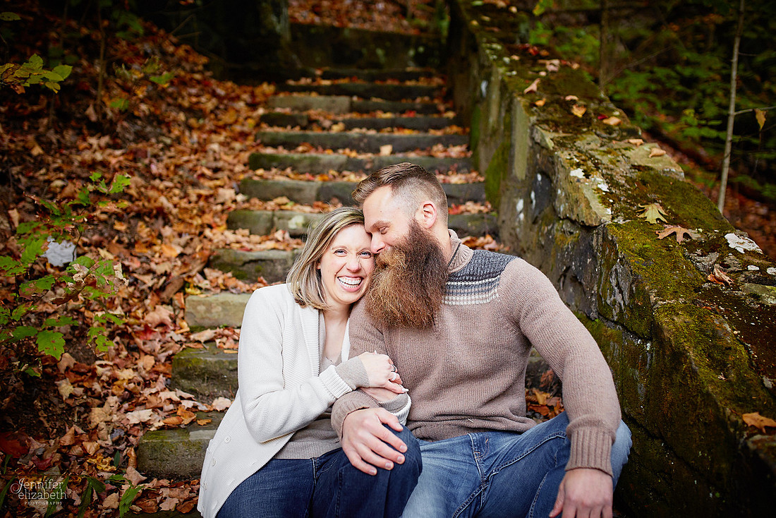 Melissa & Matt: Engagement Session at Henry Church Rock