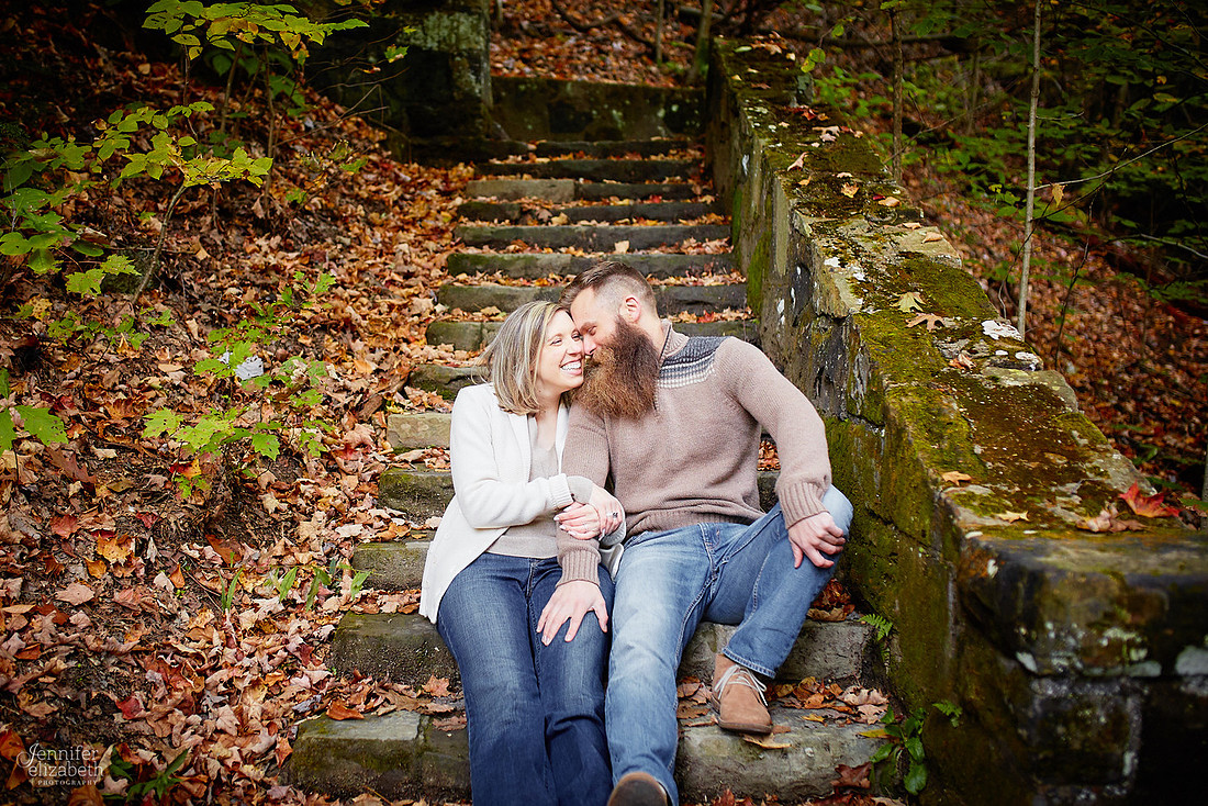 Melissa & Matt: Engagement Session at Henry Church Rock