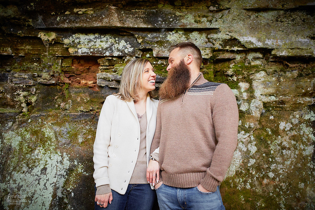 Melissa & Matt: Engagement Session at Henry Church Rock