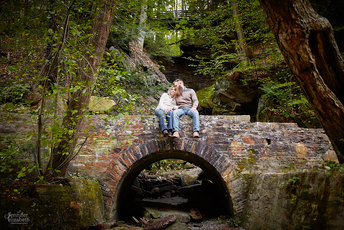 Melissa & Matt: Engagement Session at Henry Church Rock