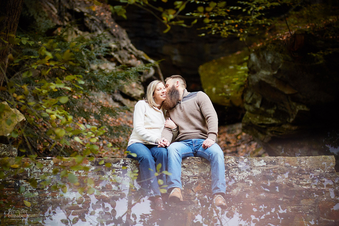 Melissa & Matt: Engagement Session at Henry Church Rock